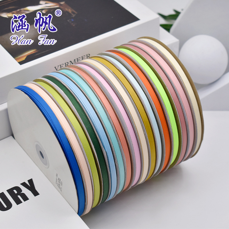 6mm multicolor banda de acanalado caja de regalo de flores con pastel de cumpleaños con banda de 2 partes cinta de color cinta de acanalado details Picture