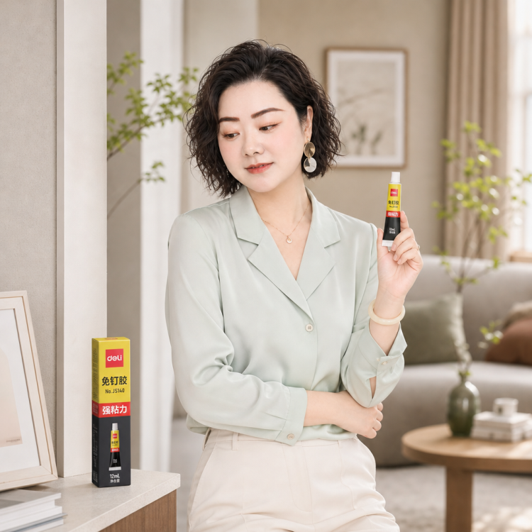 (3 pieces per card) Deli Office stationery nail-free installation formaldehyde-free nail-free adhesive