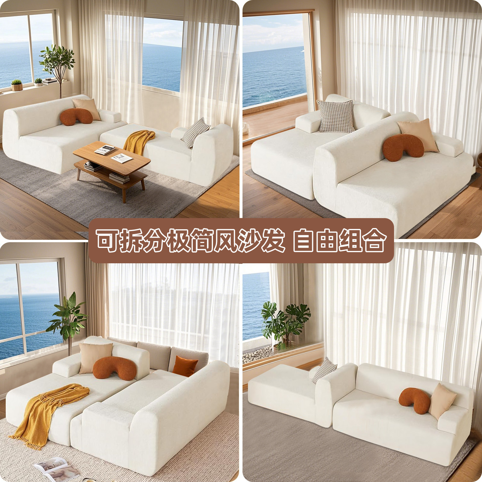 Cross-border compressed high-density sponge sofa combination living room empress sofa corduroy multi-functional household sofa bed Specification image