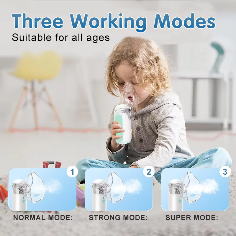 Household handheld nebulizer N3 ultrasonic micro-mesh compression nebulizer Portable nebulizer medical device details Picture