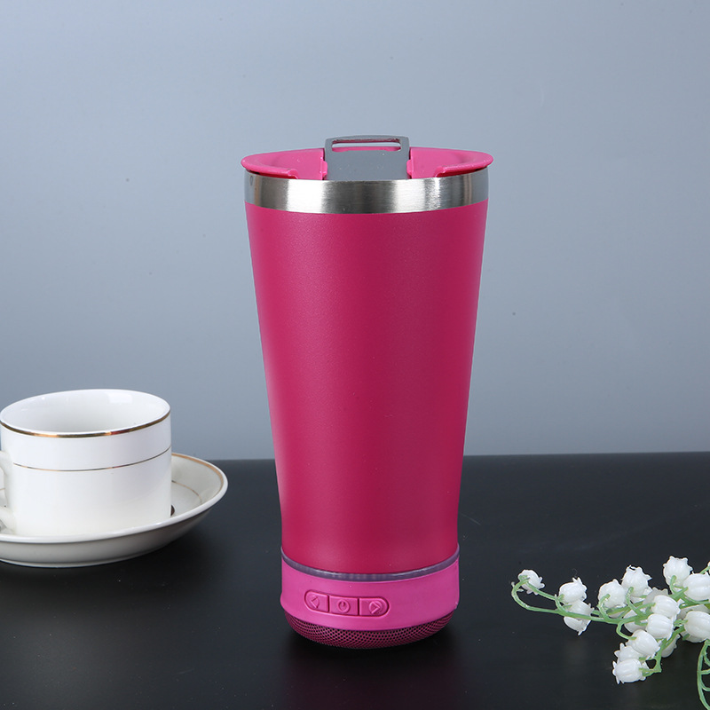 Wholesale of new Bluetooth audio cups, car cups with bottle openers, vacuum beer mugs, and double-layer vacuum insulated cups for vehicles Item Picture