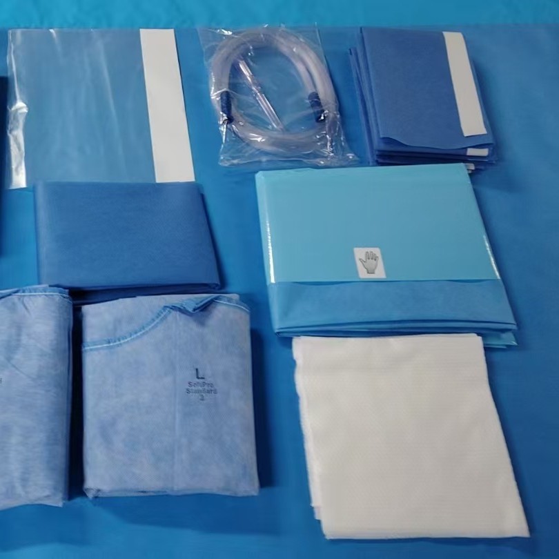 Disposable medical laparoscopic surgery kit for foreign trade details Picture