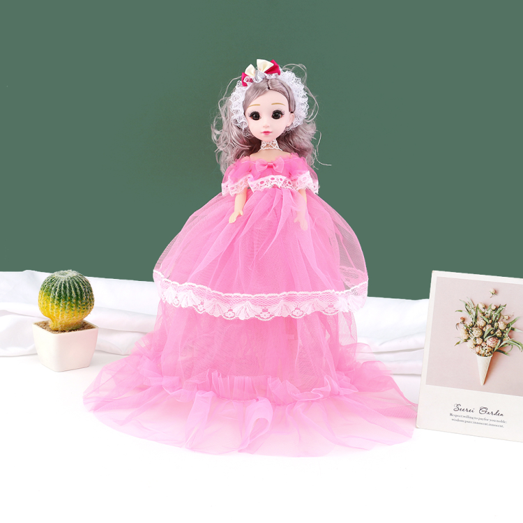 Factory direct sales of 55-cm large musical chiffon dress dolls, cute princesses, Barbie dolls, girls' birthday children's toys wholesale Specification image