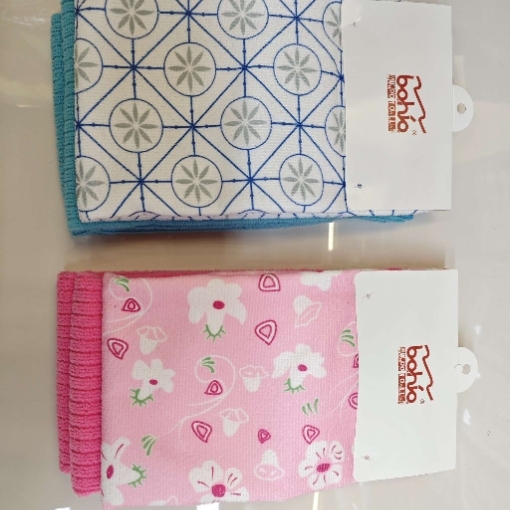 超细纤维印花茶巾清洁抹布