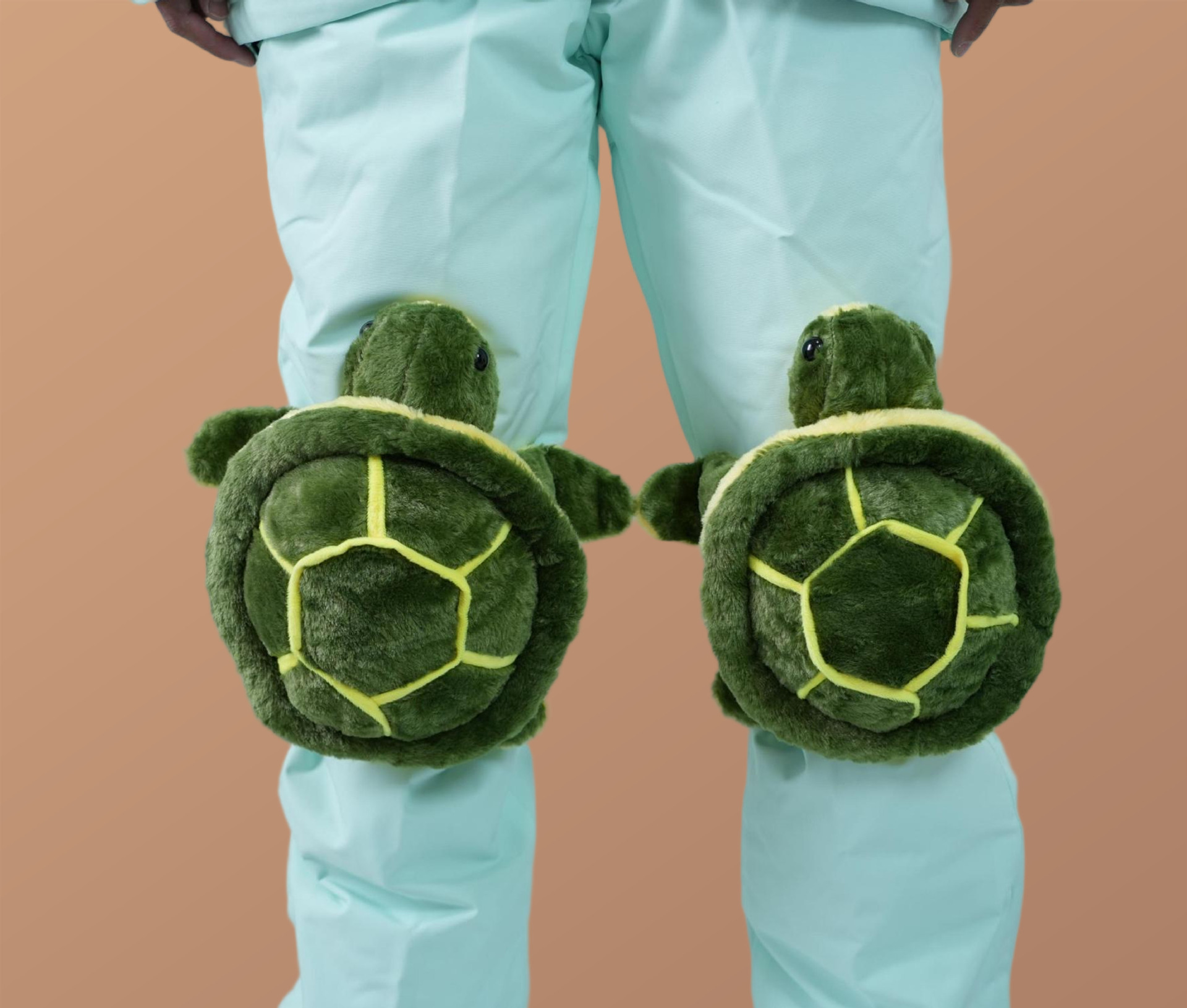 Ski protective gear anti-drop protective pad 2025 New style Cartoon Little Turtle thickened anti-drop protective set manufacturer wholesale Item Picture