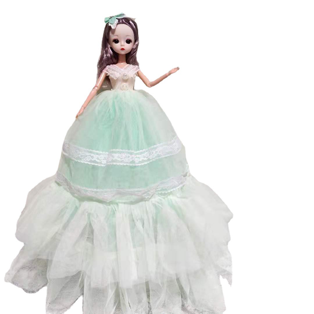 Wedding dress, princess, girl, children's game toys, 55cm Barbie doll, simulation doll, gift wholesale, Barbie doll toys, Barbie doll Application Scenario