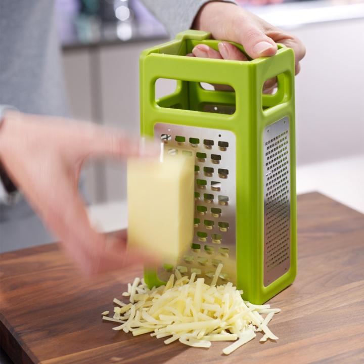 Stainless steel four-sided curved planer, four-sided curved planer, multi-functional peeler, ginger, scallion and cheese acid grinder Specification image