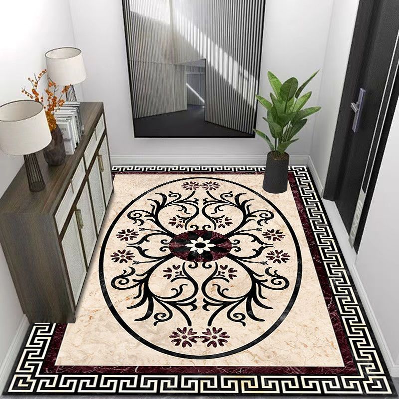 Washable PVC no-wash entrance door floor MATS, marble-patterned living room entrance door MATS, and foyer floor MATS can be cut and sold directly Application Scenario