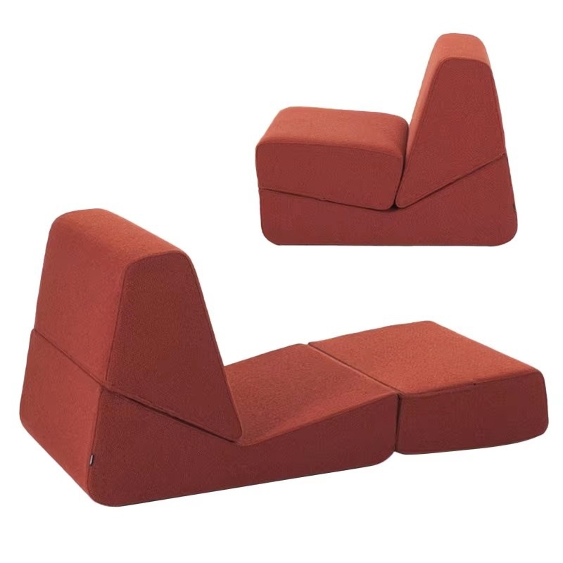 Cross-border bestseller sofa bed, high-density sponge lazy sofa, vacuum compression folding combination, suitable for both sitting and lying down Application Scenario