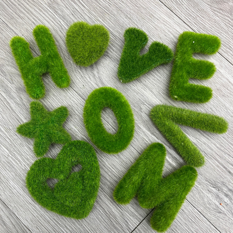 Simulated decorative letter foam flocking eco-friendly DIY children's early education restaurant modern and simple atmosphere embellishment accessories Item Picture