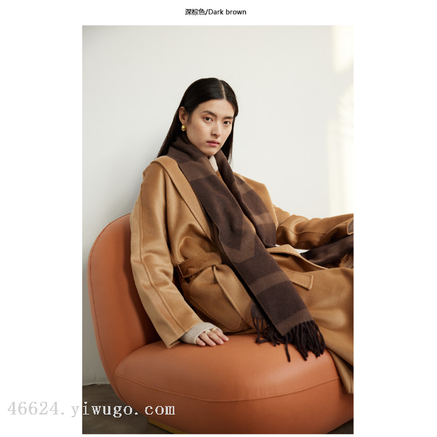 New cross-border scarf wholesale e-commerce live-streaming supply chain supply double-sided cashmere scarves details Picture