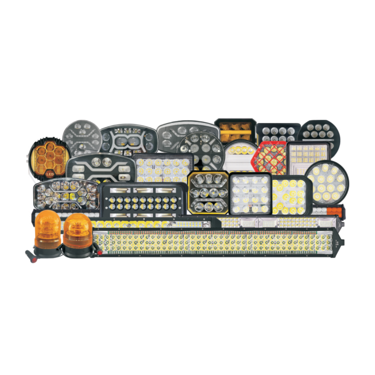 One-stop supply of truck and auto parts, including all kinds of lamp accessories, work lights, side lights, taillights and grille lights details Picture