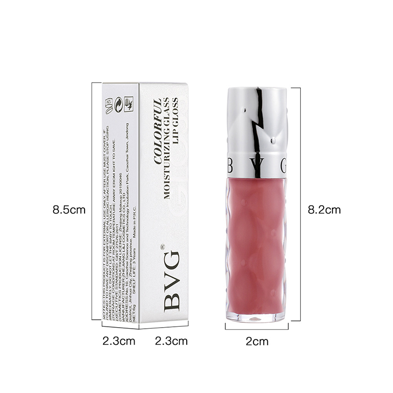 High-gloss non-stick lip gloss, waterproof, long-lasting moisturizing liquid lipstick, fashionable lip gloss with label pattern Item Picture