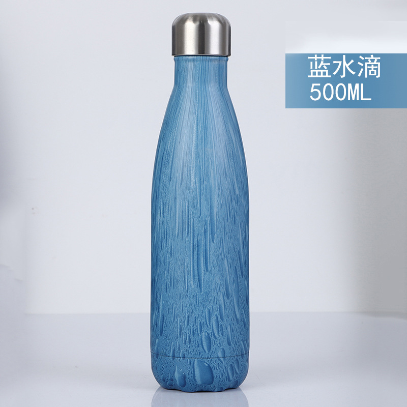 Exclusive cross-border 304 stainless steel cola bottles, gift cups, thermos flasks, bowling cups, outdoor sports water bottles Item Picture