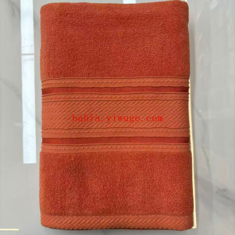 Bahia Bright silk pure cotton bath towel 70*140cm Absorbent thickened home wrap towel Hotel bath towel Bath towel Application Scenario