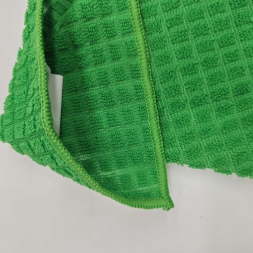 Square grid lockstitch tea towels, kitchen cleaning cloths, dishcloths Application Scenario