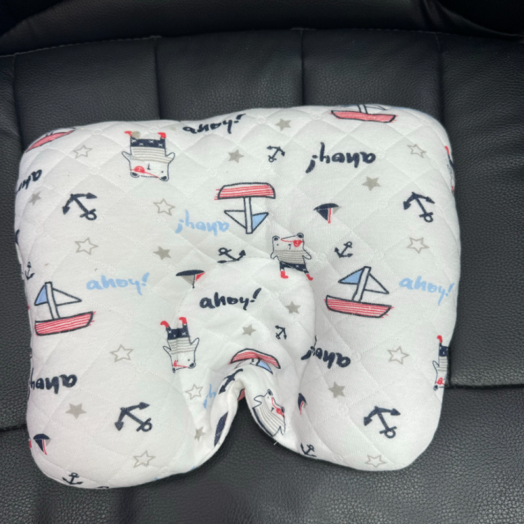 婴儿枕头冬季婴幼儿a类豆豆绒儿童枕头可爱男女宝宝婴童枕芯细节图