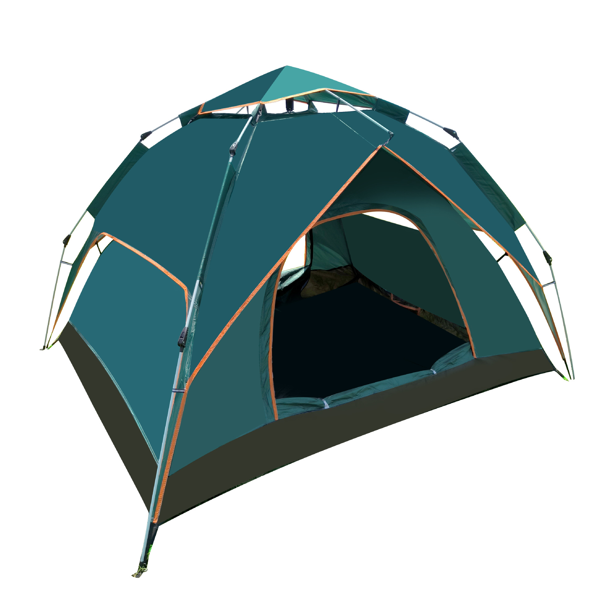 Outdoor one-piece consignment, automatic installation, double-layer folding camping windproof TENT in stock, wholesale and retail Application Scenario
