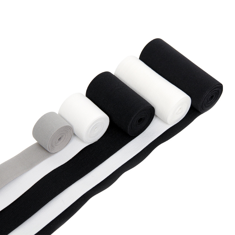 Nylon and spandex ultra-thin crocheted elastic band, nylon knitted plain weave high-elastic inner pants, waistband, eye mask underwear, children's clothes details Picture
