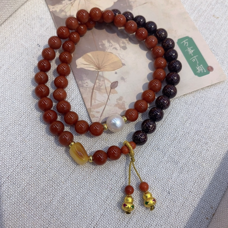 Bodhi crystal traditional Chinese medicine bracelet, cultural and artistic bracelet