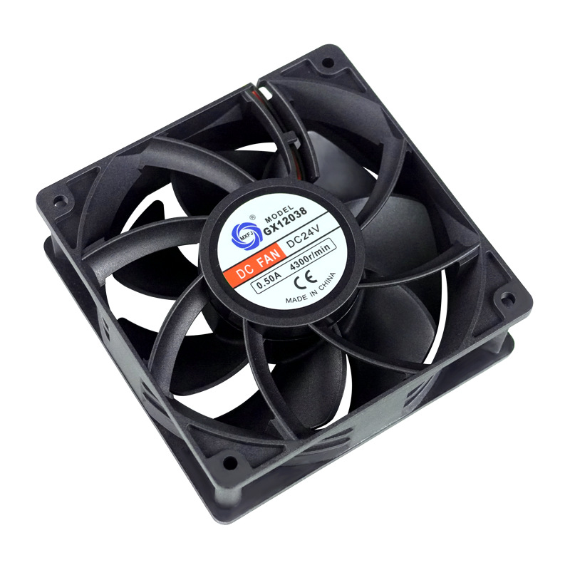 GX12038 24V0.5A direct supply ball bearing DC axial flow fan cooling fan from the manufacturer Specification image