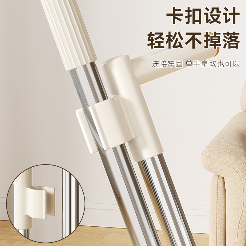 Wholesale thickened broom and dustpan combination set, household comb teeth non-stick hair broom and garbage shovel two-piece set details Picture
