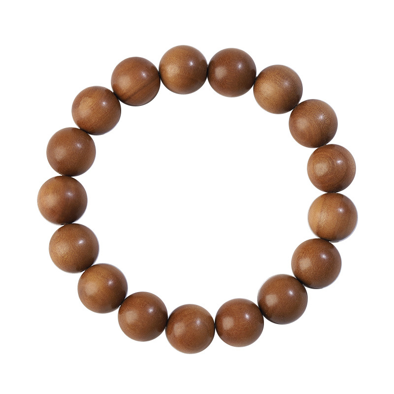 Old Mountain Sandalwood black meat sink water play bracelet, Mysore Old Mountain Sandalwood rosine and round bead bracelet necklace Specification image