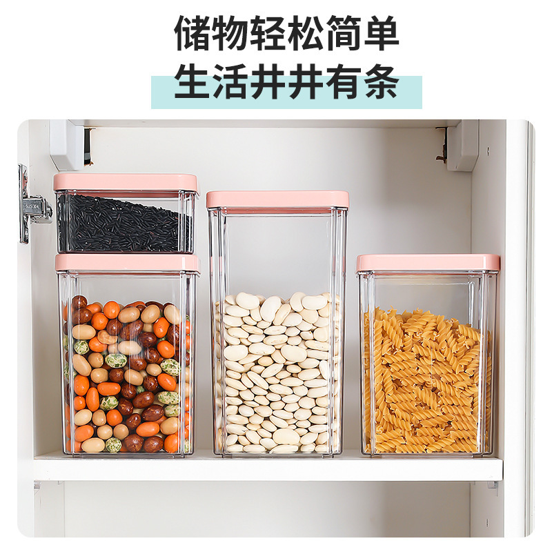 Food sealed storage tanks, coffee cans for grains and cereals, fireside storage containers, imitation glass storage sealed boxes, moisture-proof