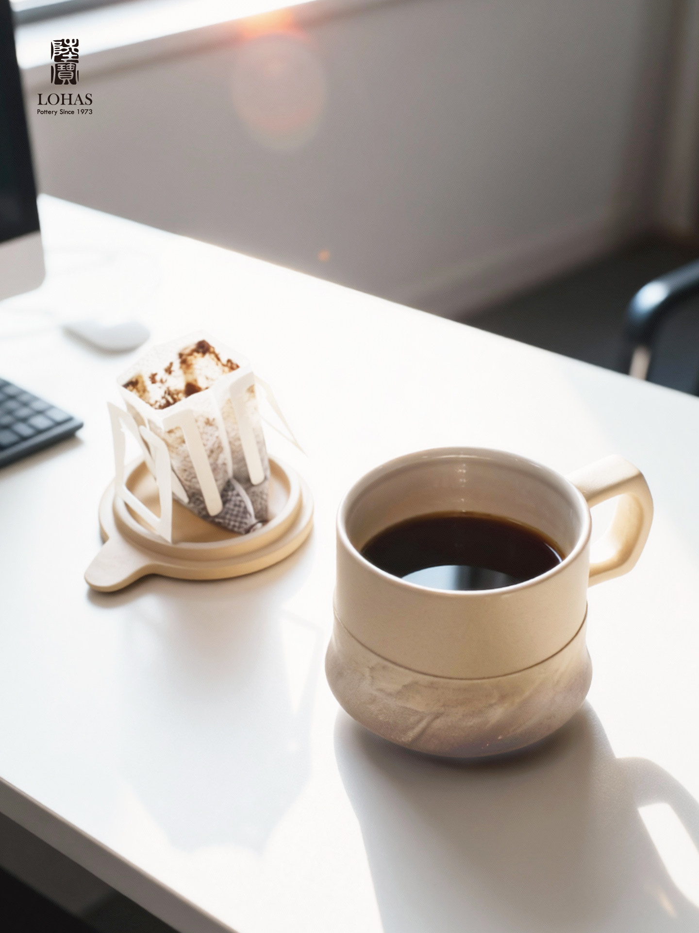 The new product of the Year of the Horse, Lu Bao Ceramic retro mugs, tea cups and coffee cups, handcrafted texture gift box, takes the lead with lid cups