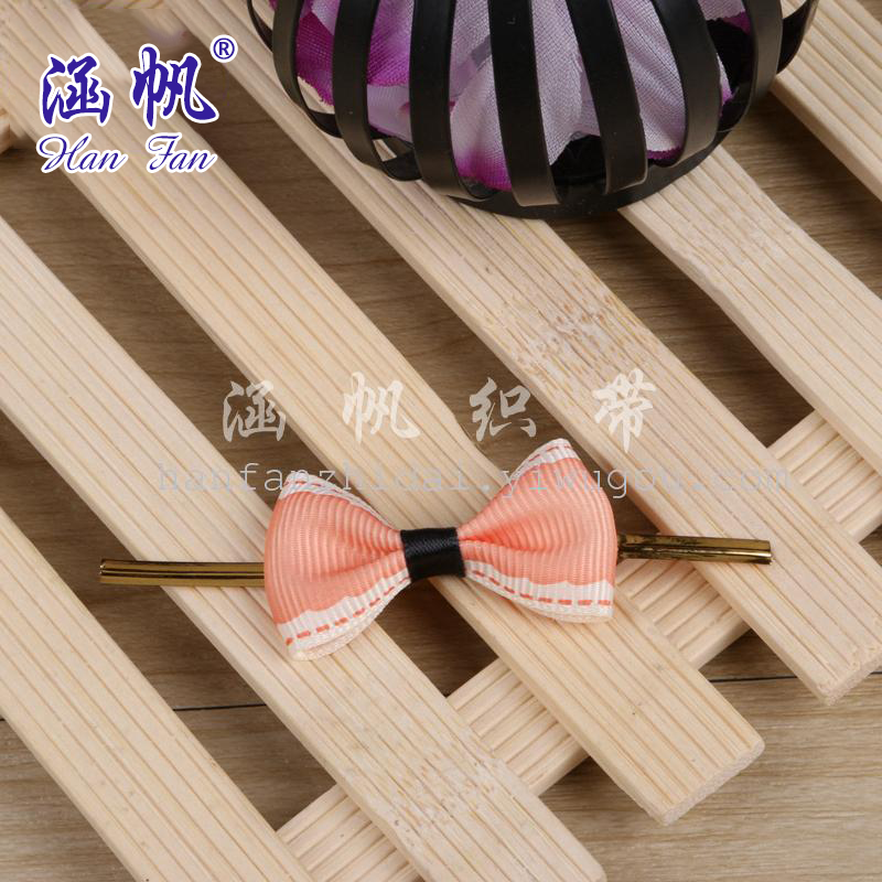 Pink bow hair clips, rhinestone hair clips, headwear, scratch-off hair clips, acetate material, fashionable and versatile for women details Picture