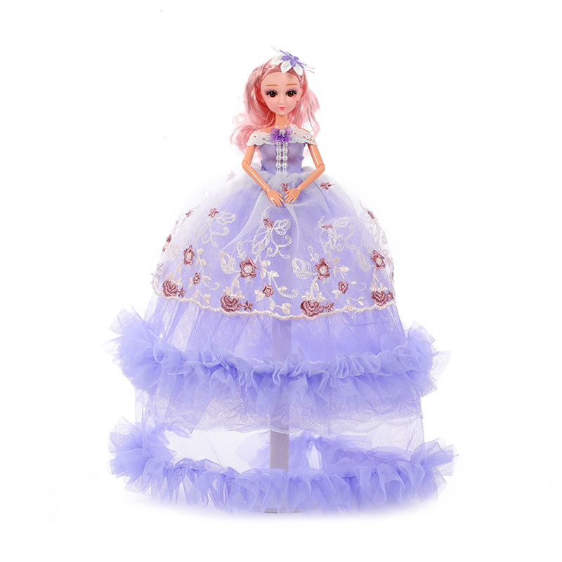Cross-border 50cm Barbie doll with embroidered lace edges, princess dress, vinyl doll, wholesale gift for girls Application Scenario