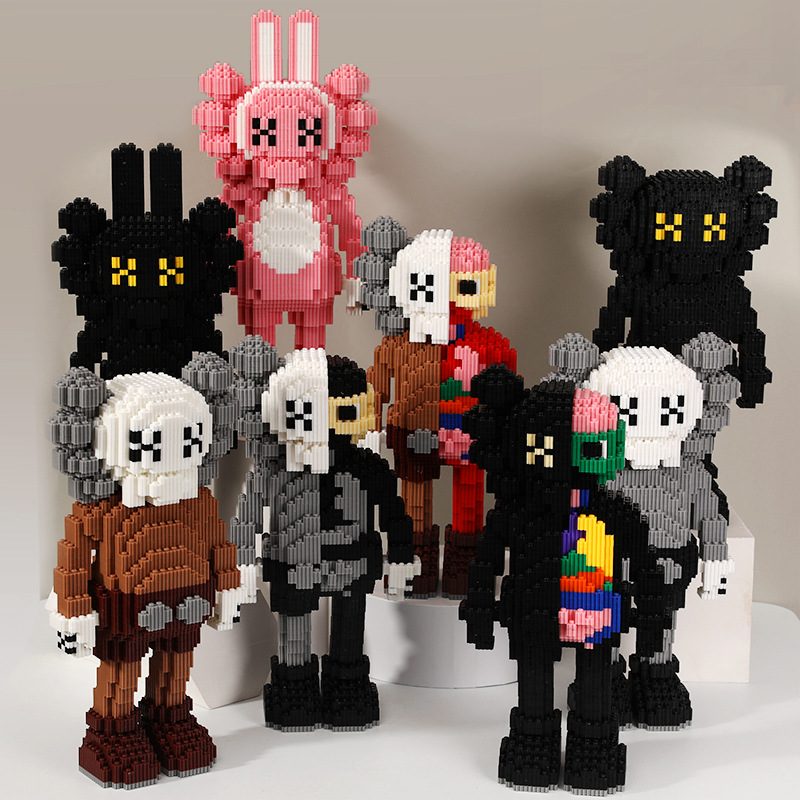 串联积木 KS潮玩积木 微颗粒积木  小颗粒积木