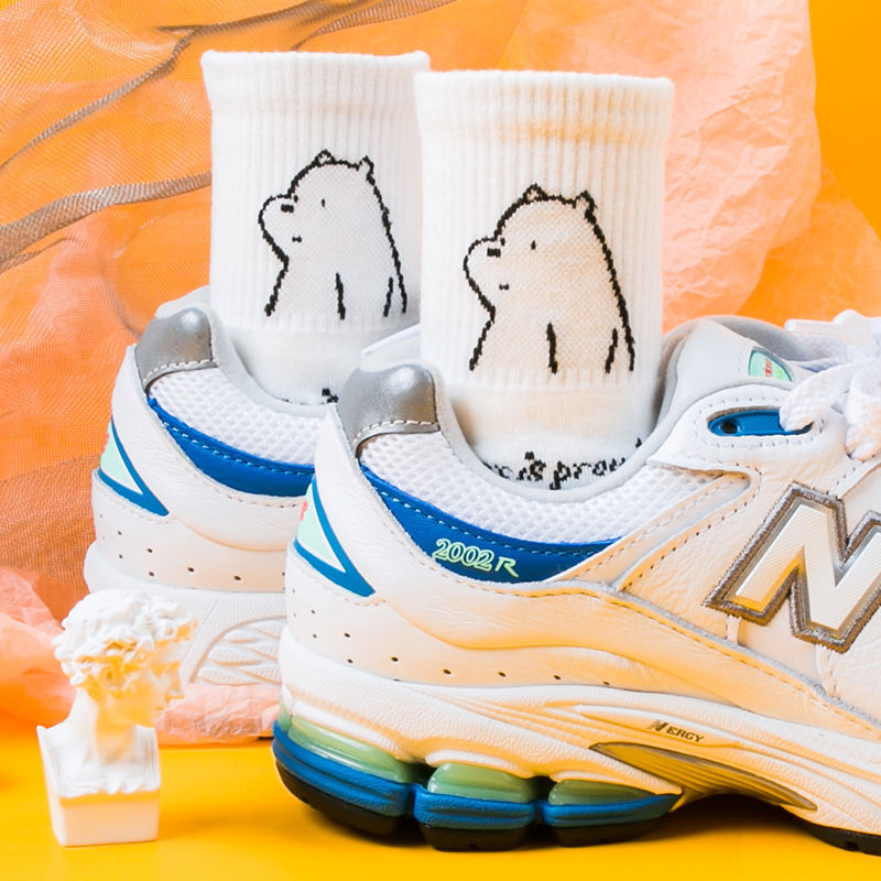 袜子/袜子男女长款潮流/袜子男士长款休闲/开学季/棉袜细节图