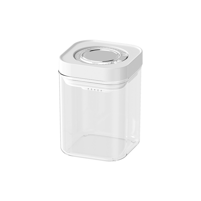 Yimijia kitchen sealed jar, press-type storage jar, flour, snacks, grains and cereals storage box, household storage jar, plastic jar Item Picture