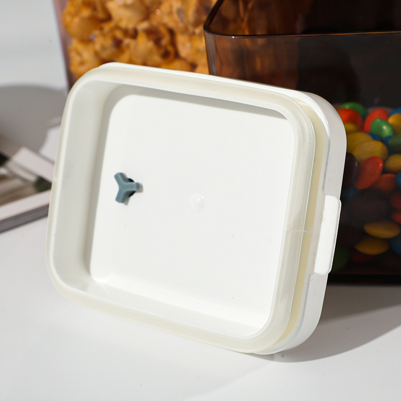 Wholesale of household kitchen vacuum transparent food storage cans and sealed cans for grains and cereals storage boxes, noodle boxes details Picture