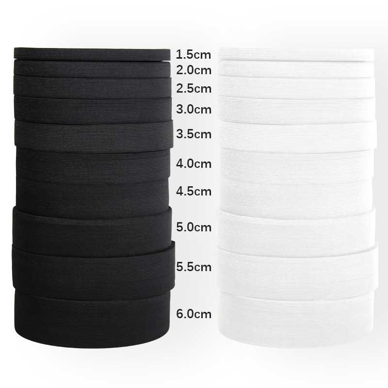 High-elastic, colorful latex silk crocheted elastic band knitted thickened and widened breathable elastic waistband and trouser hem cinched waist children's clothes Specification image