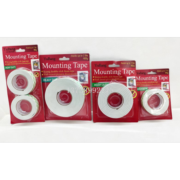 PE strong stick foam tape fabricantes al por mayor de embalaje independiente de doble cara adhesivo de espuma más pegamento y esponja engrosada doble cara cinta details Picture