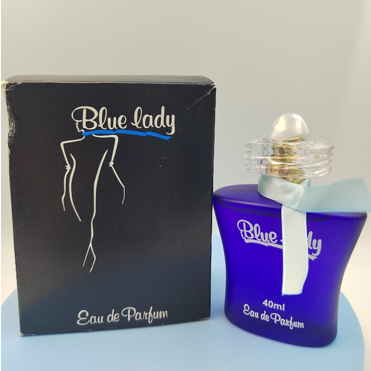 Perfumes de comercio exterior perfume mujer elegante tipo de sabor fresco azul perfume 40ML Specification image