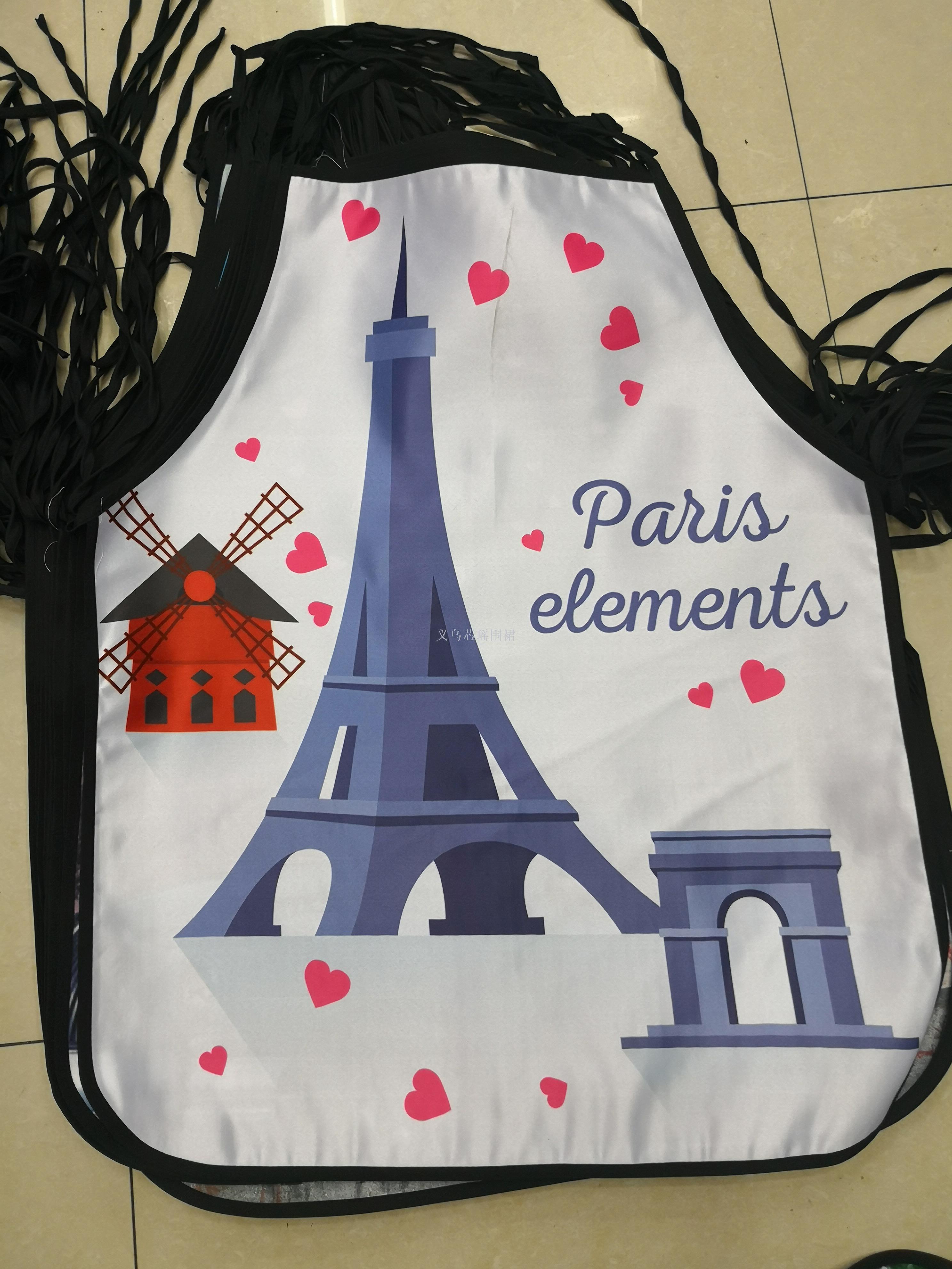 围裙/防晒冰丝/咖啡围裙/围裙牛仔/跨境细节图