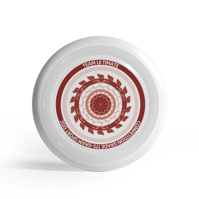 专业PE飞盘175g专业运动户外极限飞碟竞技比赛级飞盘白底实物图