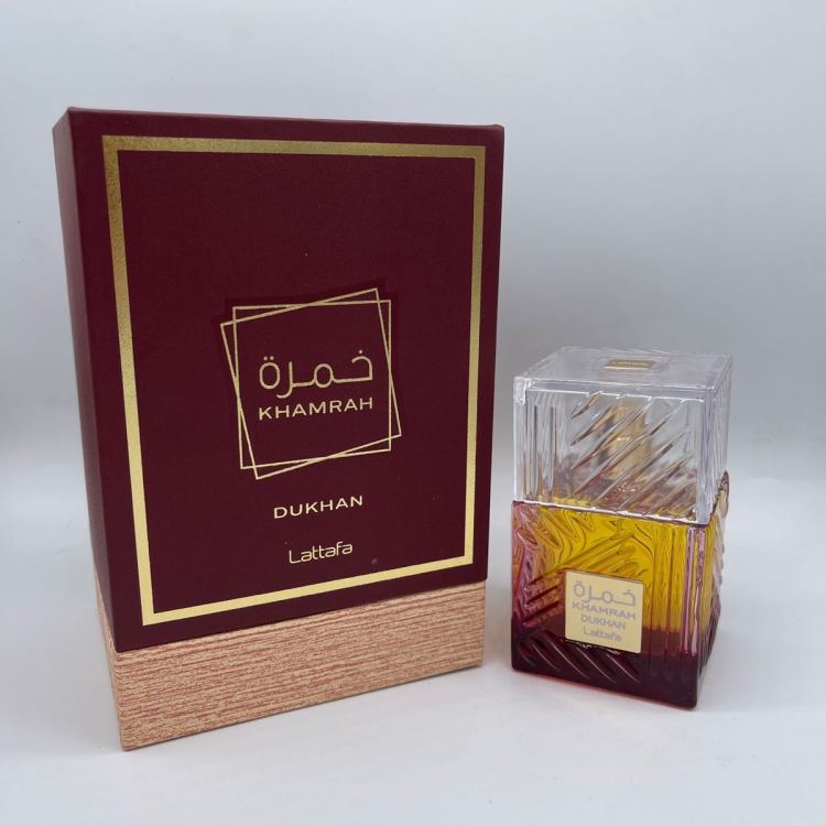 Crossover burst lattafa KHAMRAH DUKHAN hombres y mujeres perfume perfumado larga duración arabia dubai details Picture