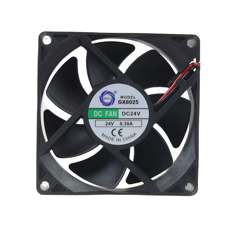 GX8025 DC fan, DC12/24V heat dissipation and cooling high-volume axial flow fan, industrial small fan details Picture