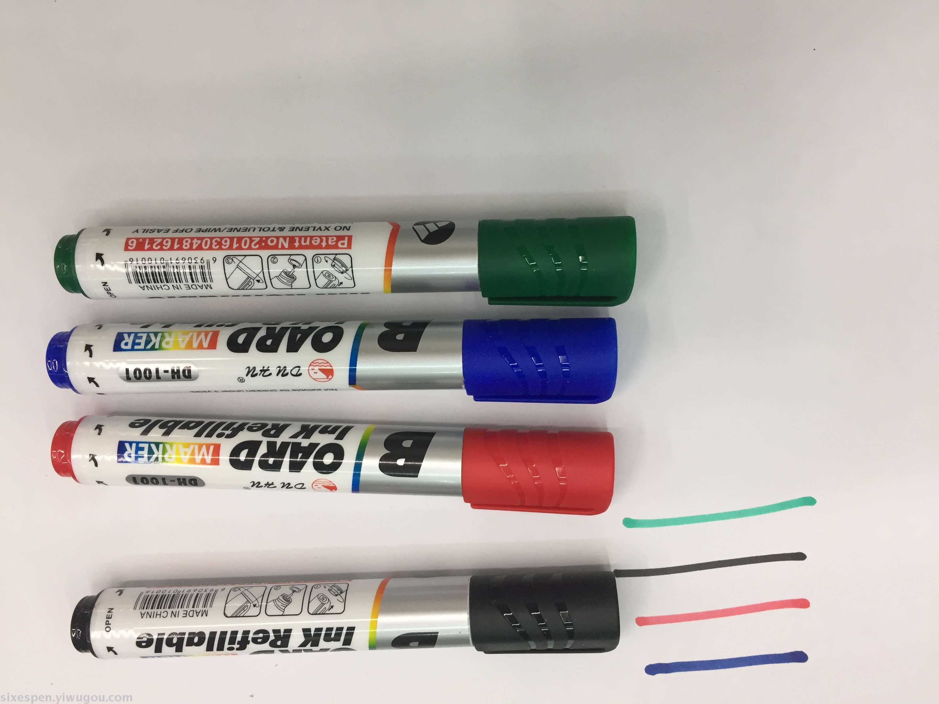 The 2017 new model of ink-refilling white board pen DH-1001 erasable pen