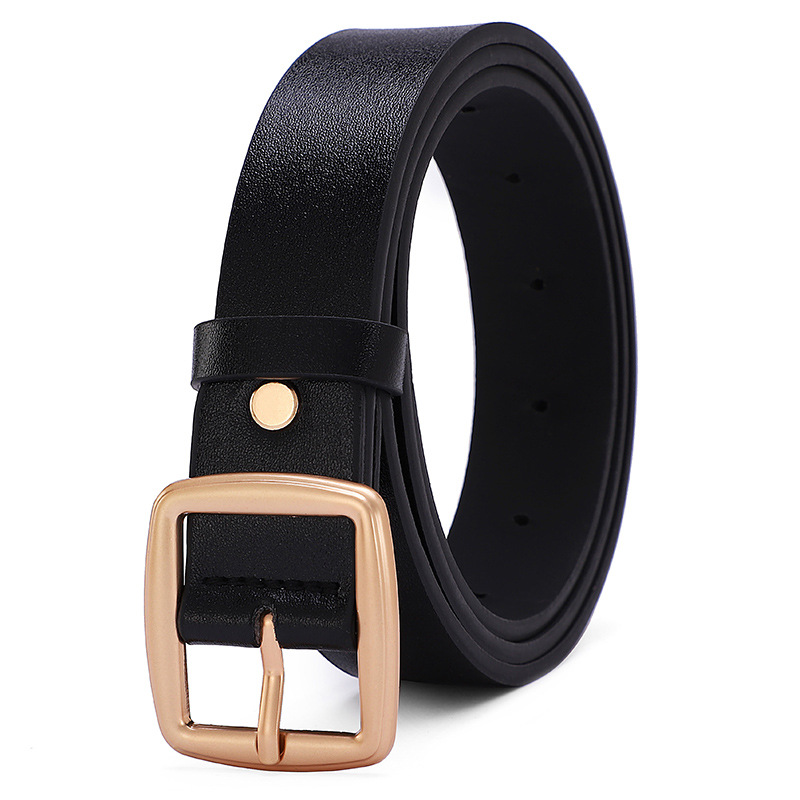 Ladies' pin buckle belts, simple and versatile Korean retro chic belts, female student decorative jeans belts wholesale Application Scenario