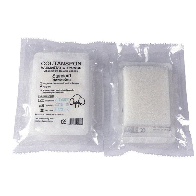 Foreign trade exclusive supply of disposable medical hemostatic sponge, absorbable excipients, sterile sponge, gelatin, surgical hemostatic cotton