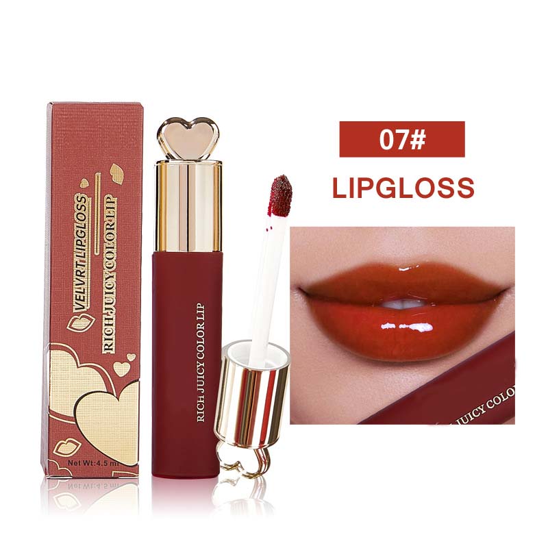 Best-selling vegan high-color long-lasting lip gloss, advanced technology mirror-like luster moisturizing lip gloss details Picture