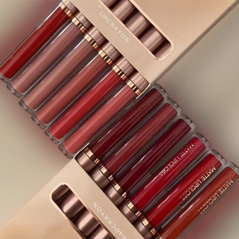 Non-sticky, vegan, moisturizing, halal mineral, long-lasting waterproof, fashionable matte luster Specification image