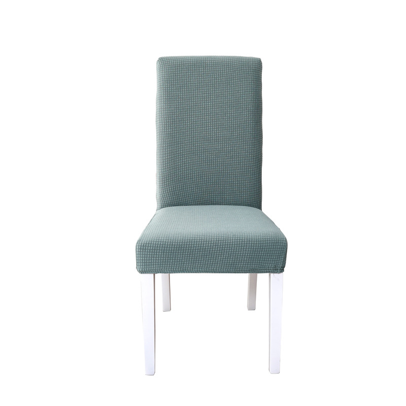 【 Elxi 】 Waterproof chair cover, checkered one-piece elastic universal solid color hotel home fabric table and chair cover Specification image