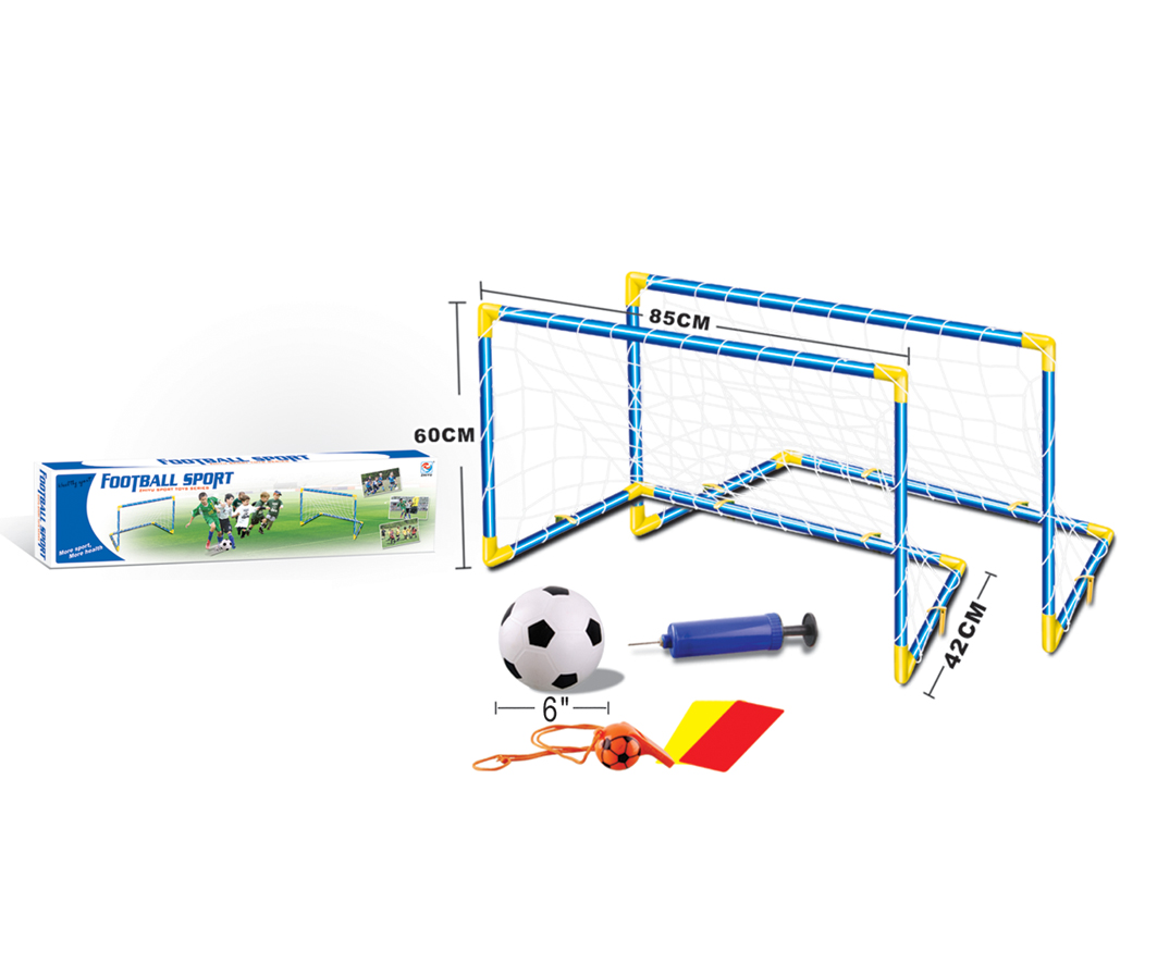 儿童健身运动玩具85CM双足球门(彩盒)ZY611