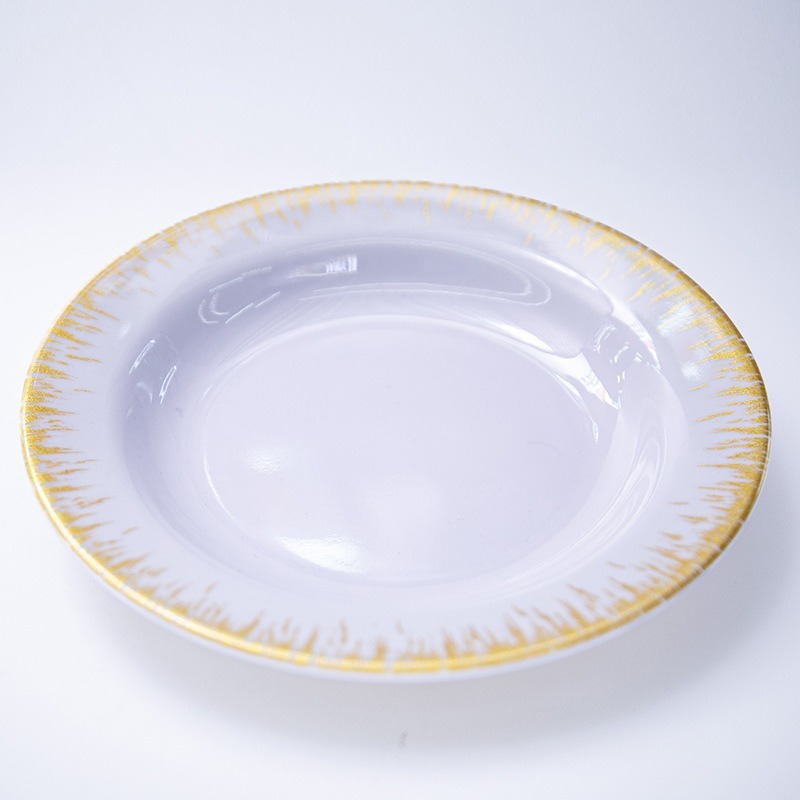 Cross-border melamine covered bowls, plates, melamine trays, melamine tableware sets are in large stock and available for sale Specification image